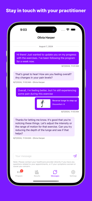 WTA PhysiApp Screenshot 3 of 6