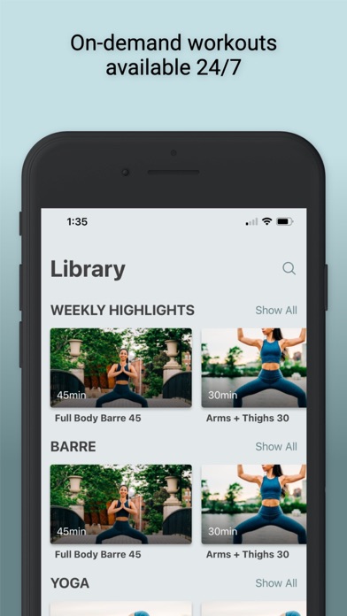Relevé with Rachel iPhone screenshot 3 - Health & Fitness app