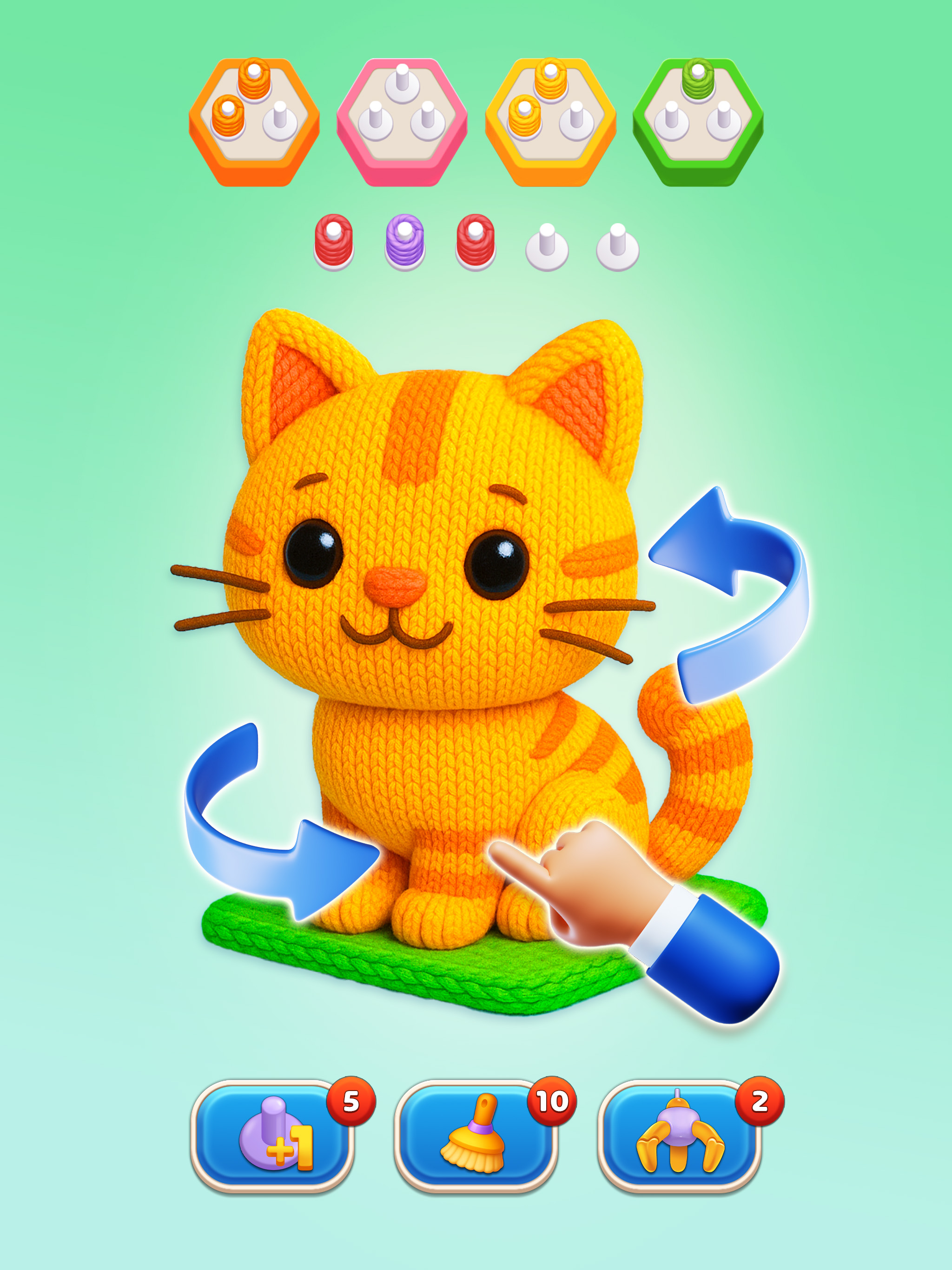 Wool Fever: Unravel Yarn 3D