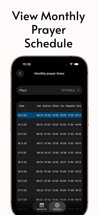 Prayer Times & Notifications Screenshot 4 of 8
