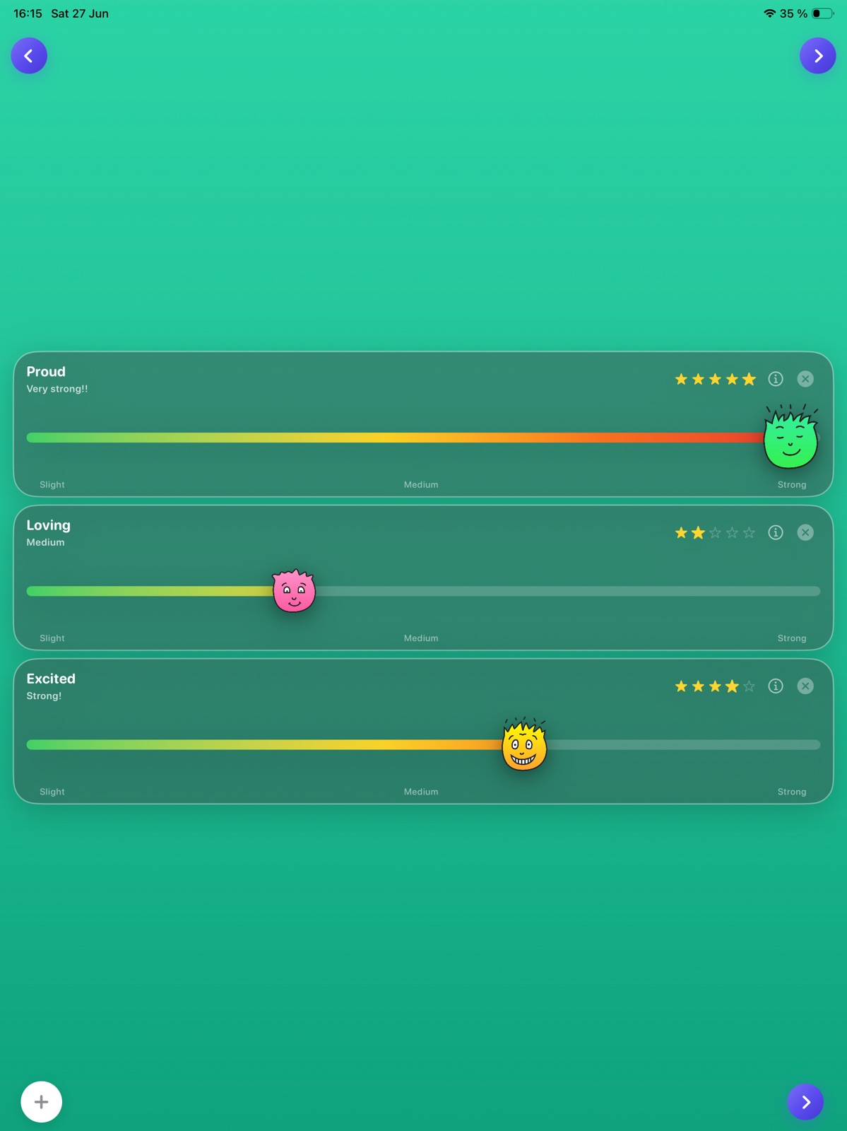 Emotions Manager ipad screenshot 3