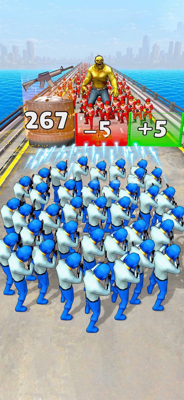 Real War: Survival Game iOS Mod IPA screenshot 1 - iOS game interface