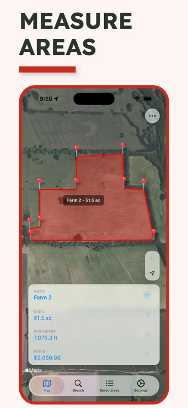 Map Area Calculator - Marea screenshot 1 of 7
