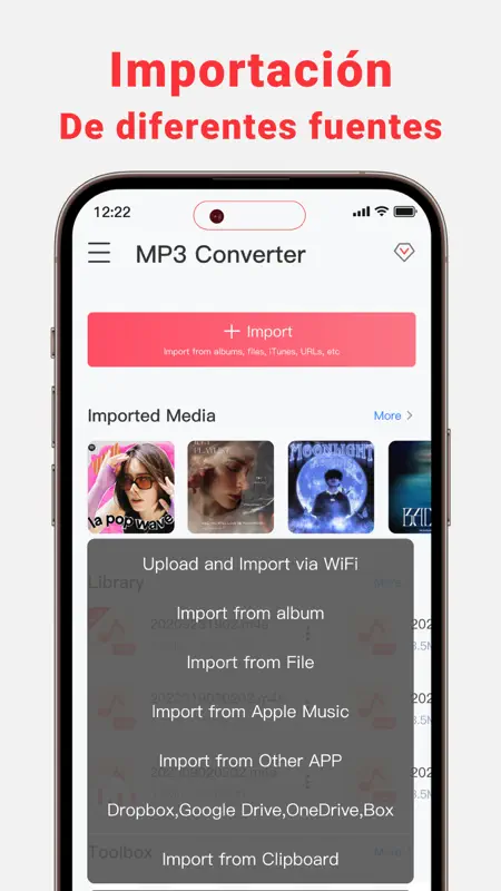 MP3 Converter: Extraer mp3 screenshot 1 of 5