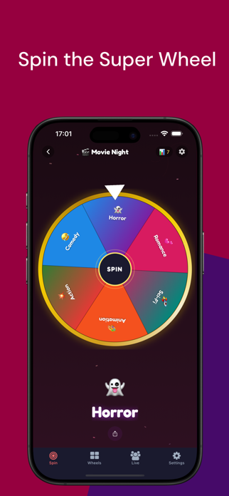Spin Wheel: Realtime Decision Screenshot 2 of 10
