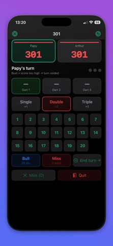 Darts Scorer — Point Counter Screenshot 5 of 7