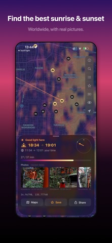 Sunset Map: Best Sunset Spots Screenshot 3 of 6