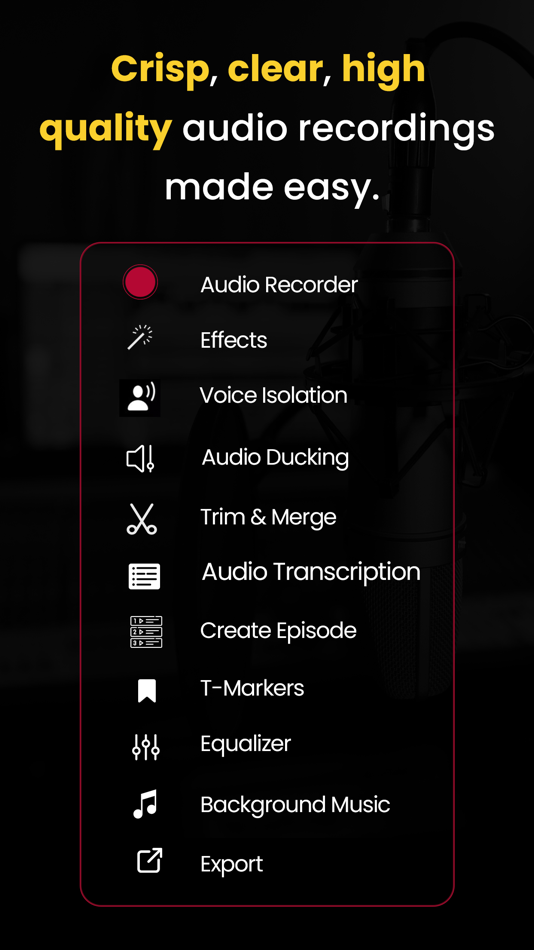 #1. AudiOn: Voice Recorder & Memos (iOS) 게시자: Global Delight Technologies Pvt. Ltd