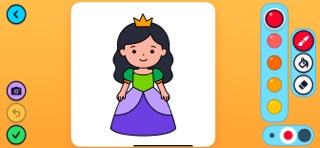 ColorKiddo: Kids Coloring Book iPhone screenshot
