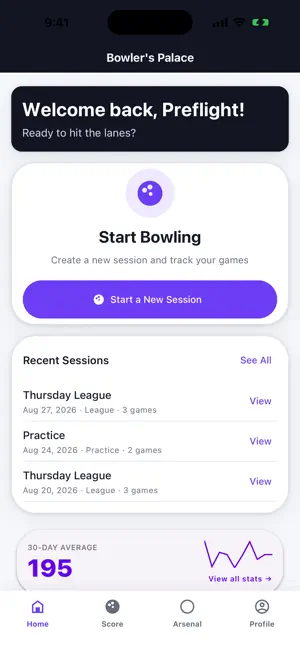 Bowler's Palace screenshot 1