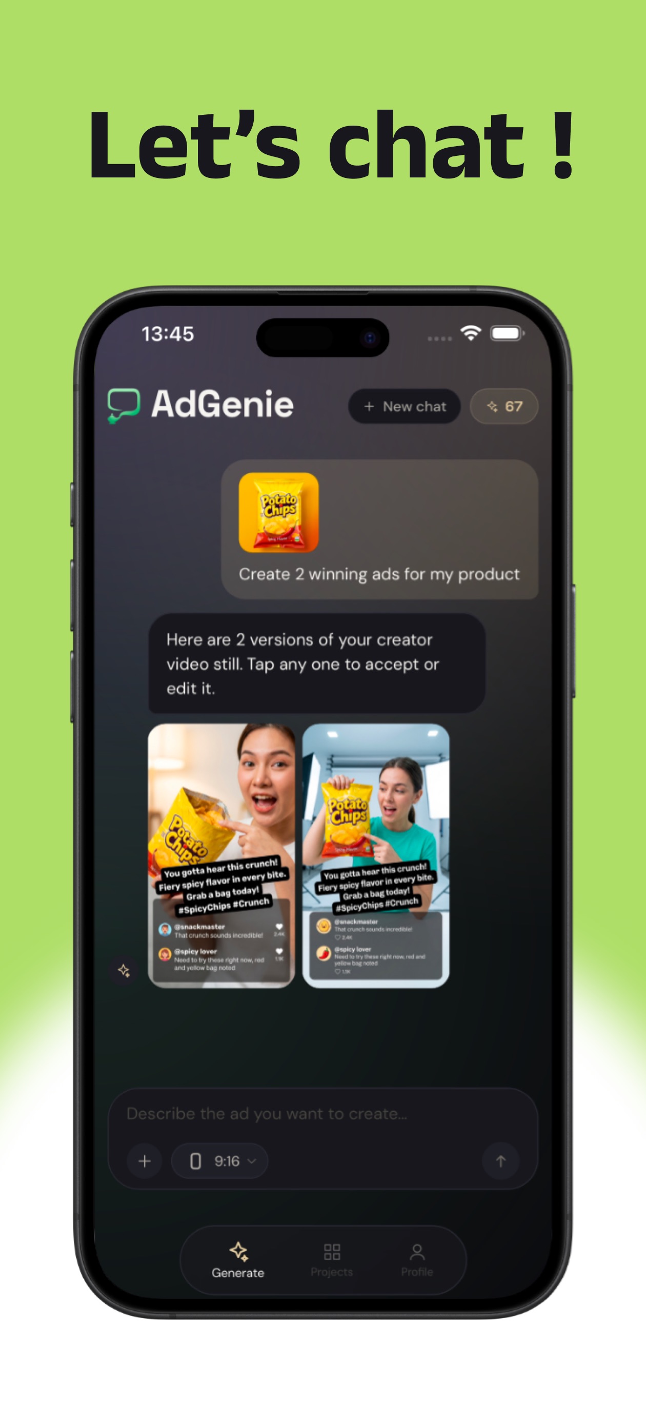 Screenshot 9 of AdGenie: AI Ad Maker + Editor