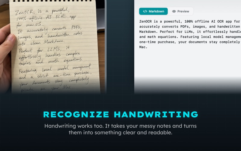 ZenOCR - Local AI OCR screenshot