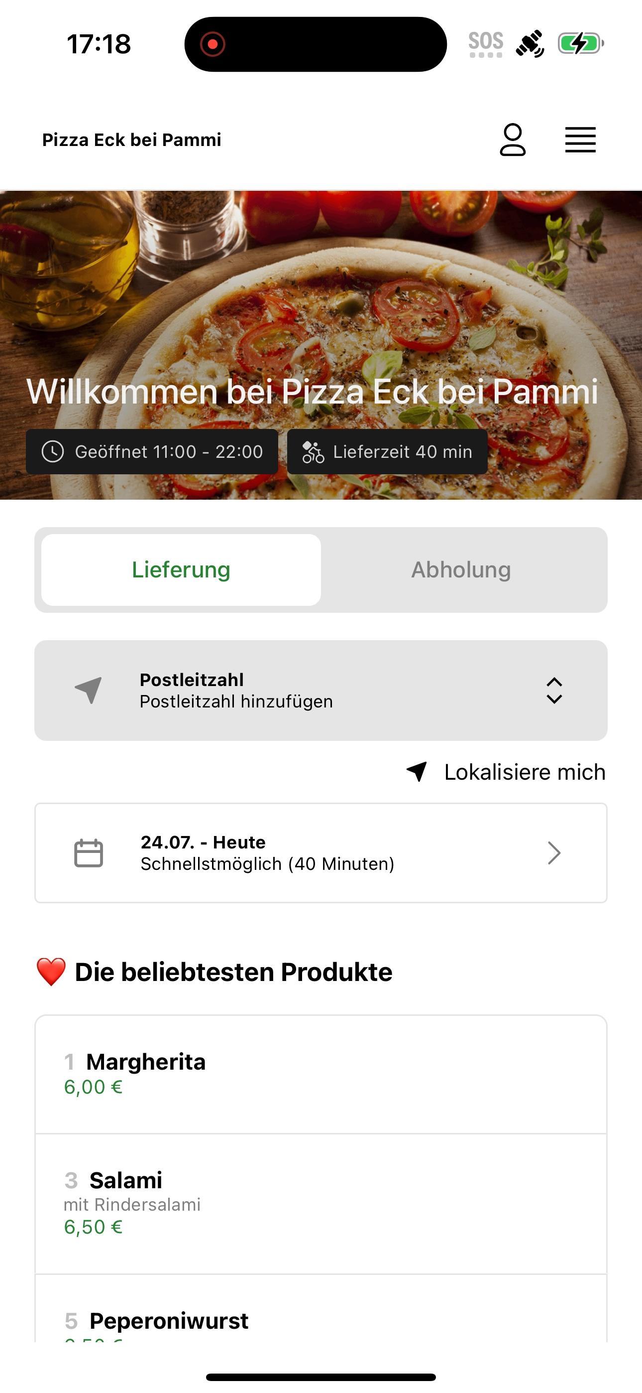 Pizza Eck bei Pammi screenshot 2