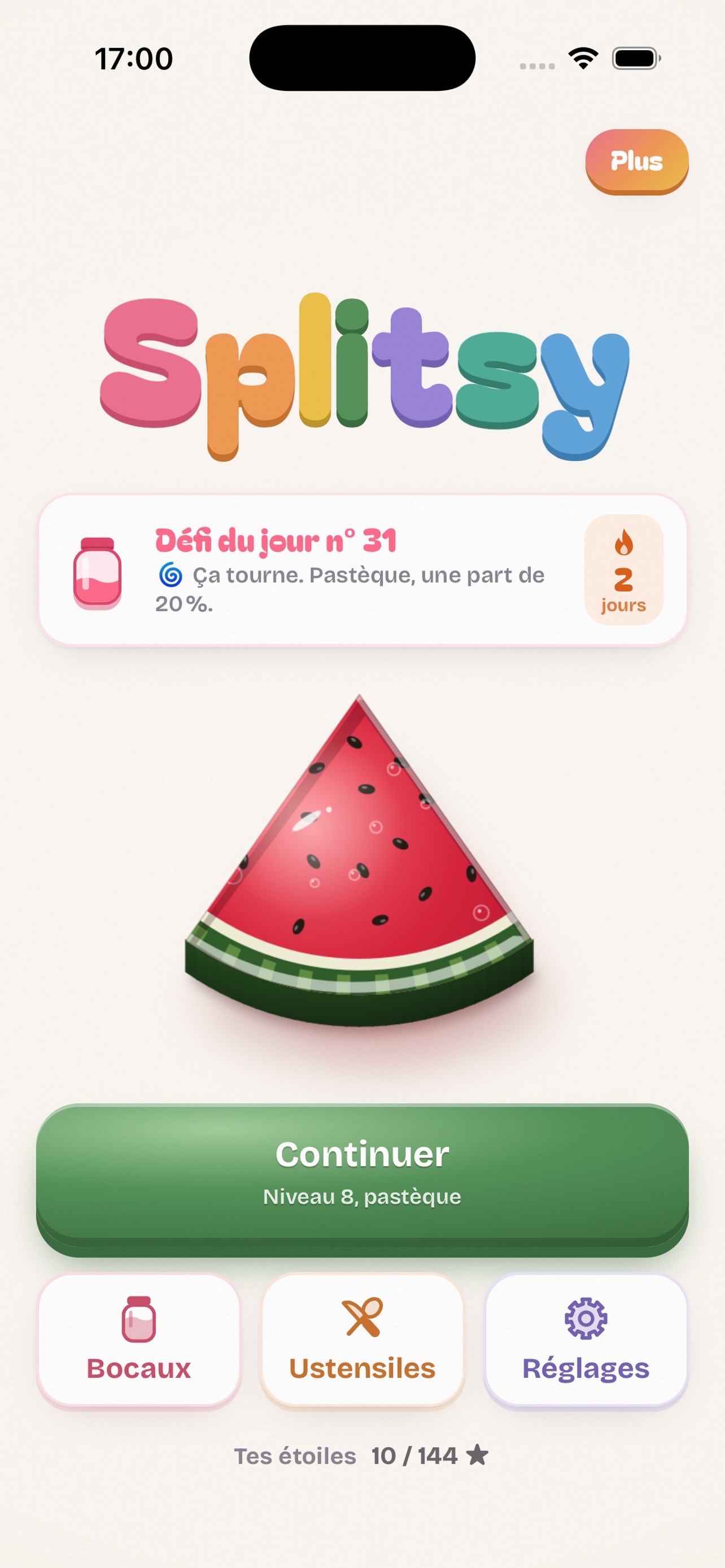 Screenshot 1 of Splitsy Fruit Jelly