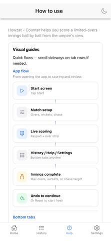 Howzat - Counter screenshot