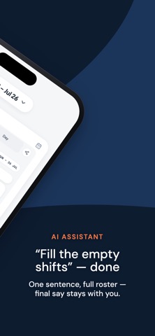 ImRoster: AI Shift Scheduling iPhone screenshot