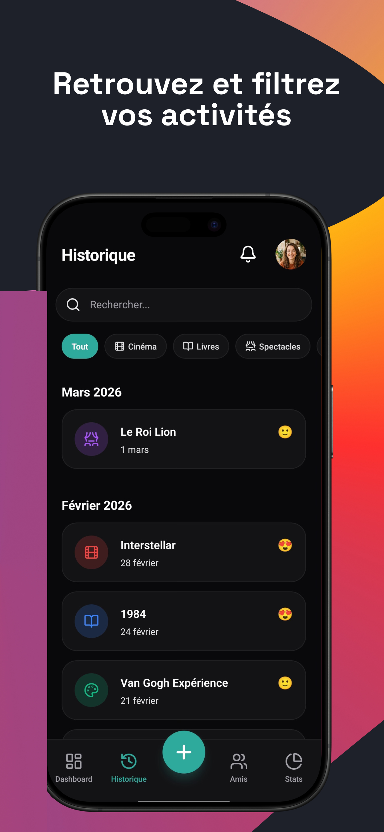 Cultizy - Tracker Culturel