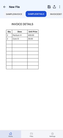 Billing Invoice iPhone screenshot