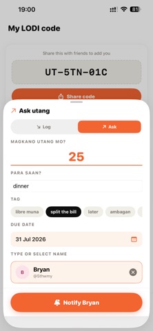 LODI Utang Tracker Screenshot 4 of 7