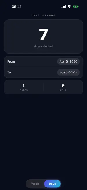 WhichWeek screenshot 2