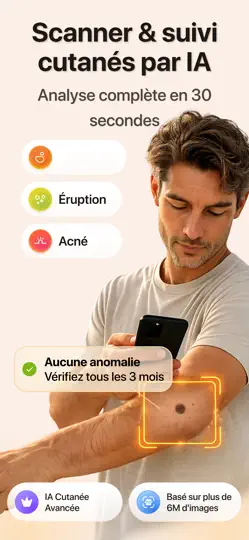 Capture d'écran de Scanner IA Santé De Peau sur iPhone 5
