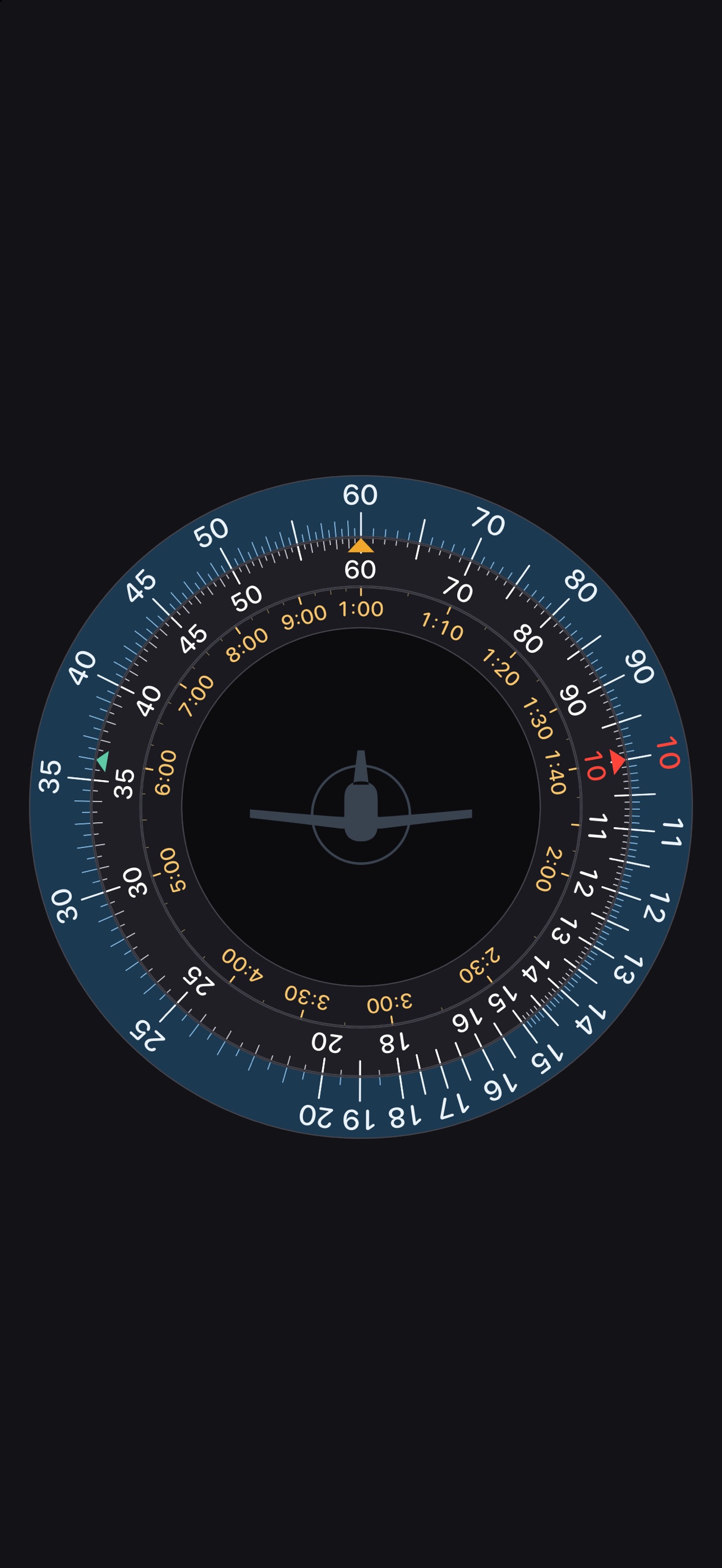 Screenshot 1 of E6B Slide Rule