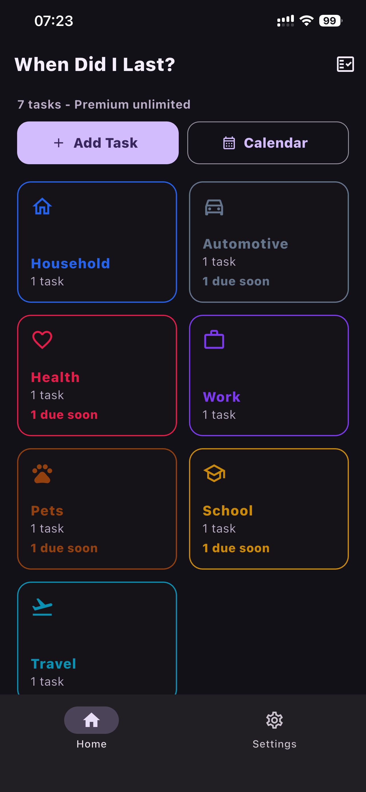 When Did I Last: Task Tracker screenshot 6