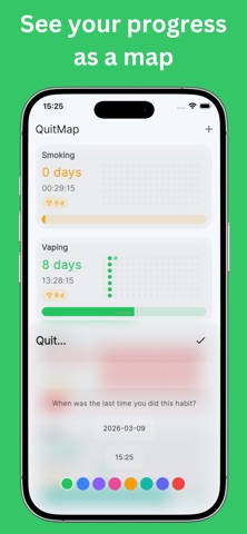 Habit Tracker for quitting Screenshot 2 of 5