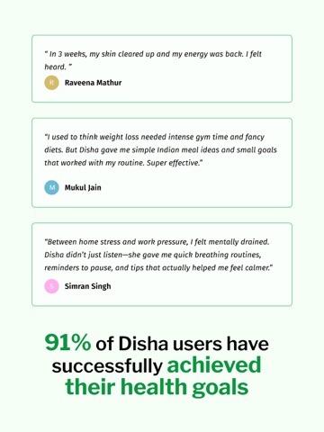 Disha: AI Health Coach iPad screenshot 6