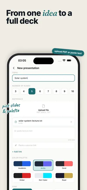 Slidyx: AI presentations screenshot 1