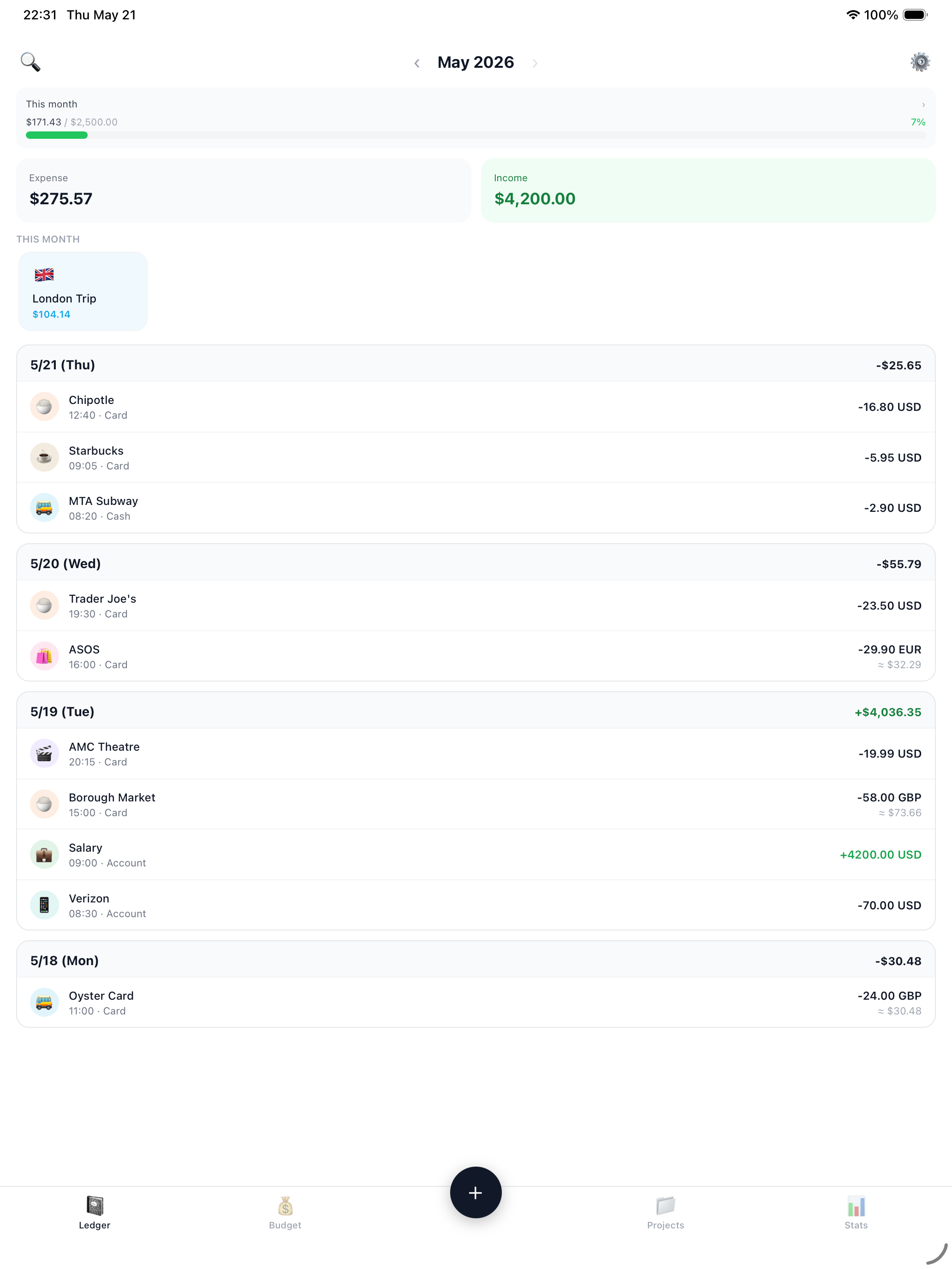 Pennylog: Money Tracker
