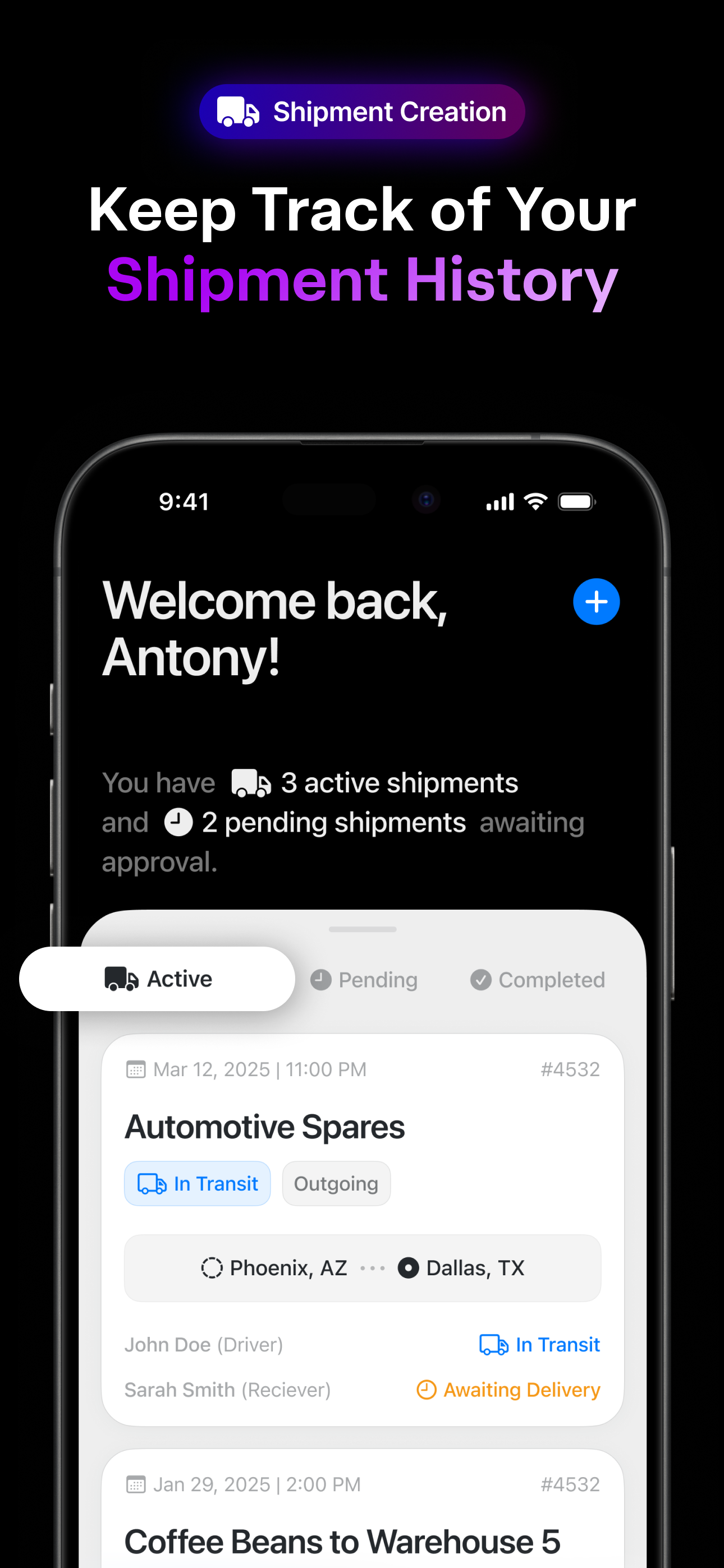 Fenderr Freight - Carrier App screenshot 3