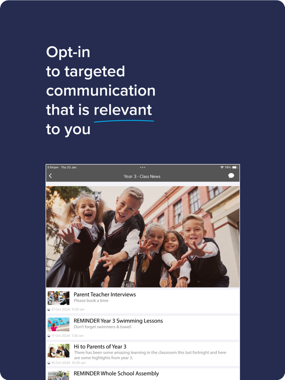 School Stream iPad screenshot 6 - Education app