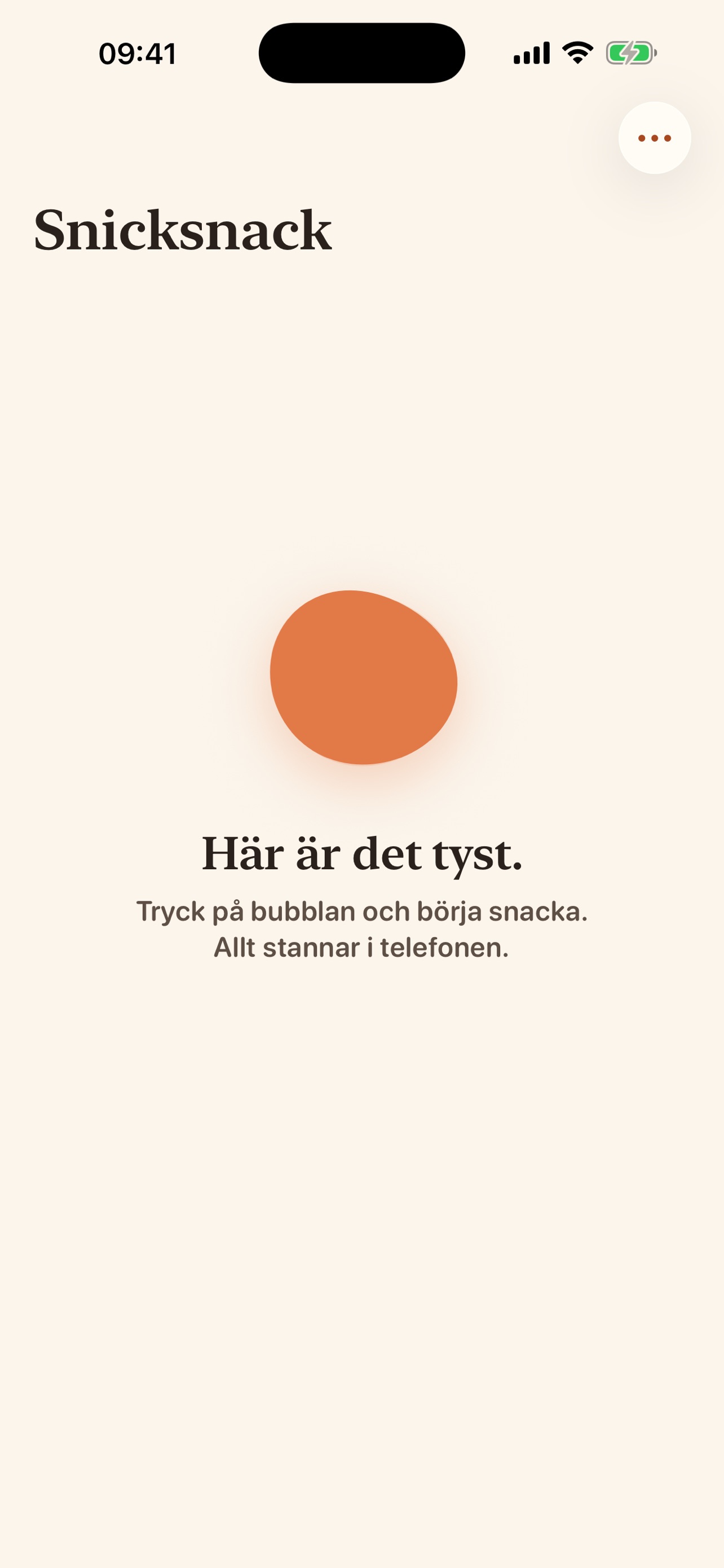 Screenshot 1 of Snicksnack – tal till text
