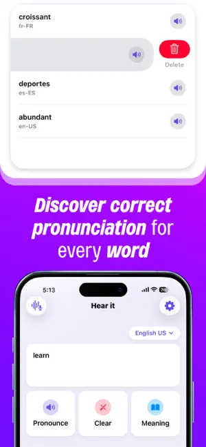 Pronounce Words - Hear it screenshot 2