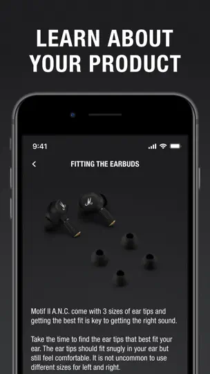 Скриншот Marshall Bluetooth на iPhone 6