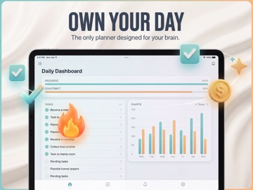ADHD Focus OS: Daily Planner iPad screenshot