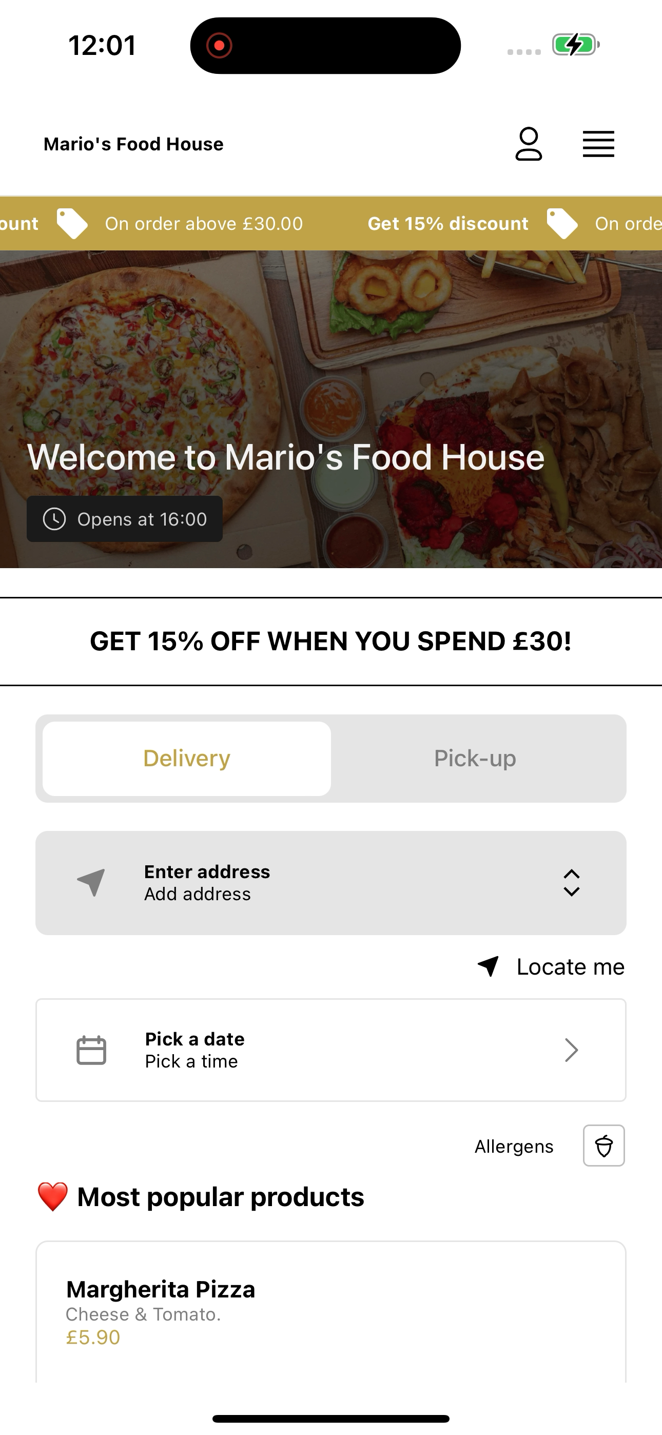 Mario's Food House Chorley screenshot 4