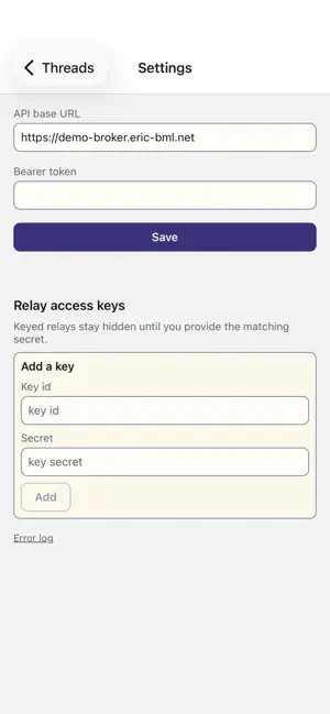 Sandbox Relay screenshot 1