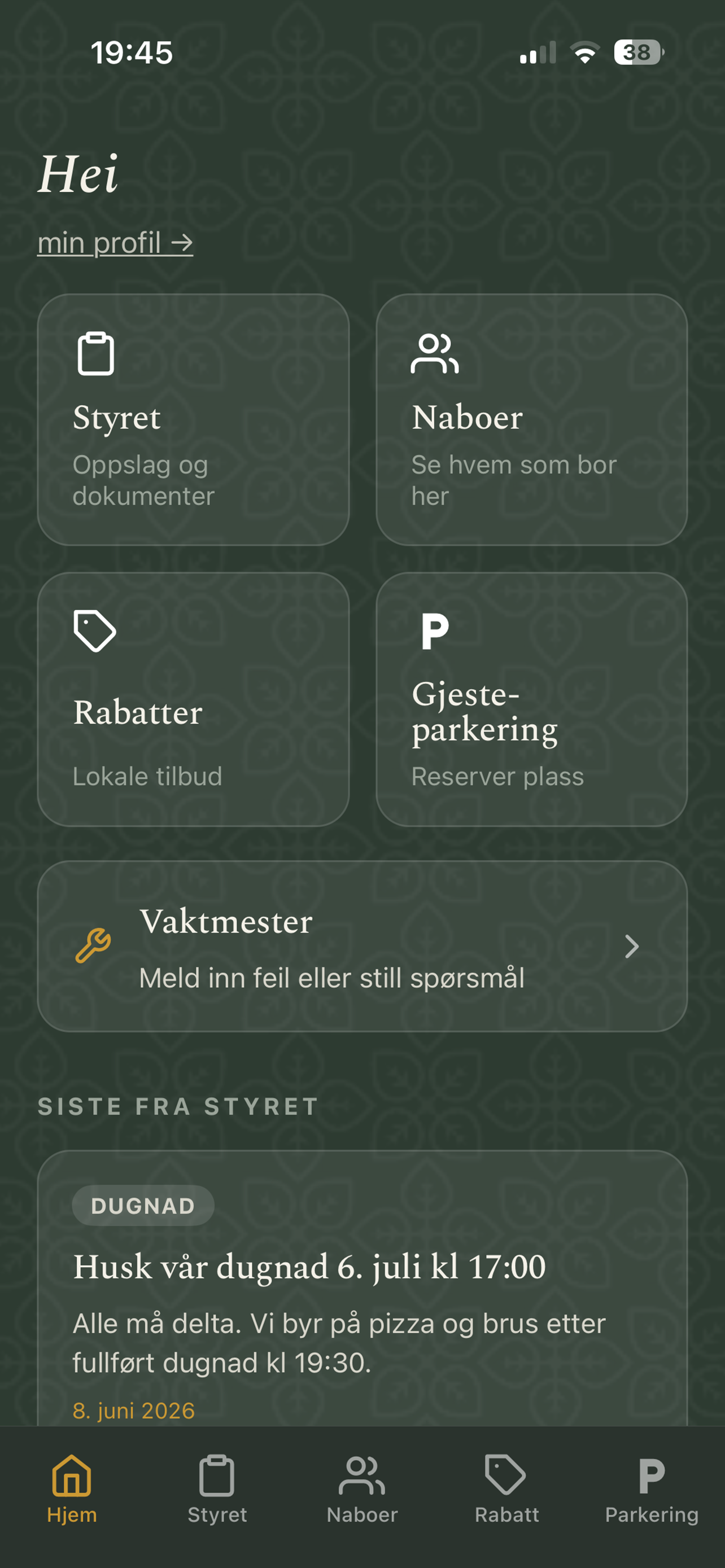 BeboerApp screenshot 3