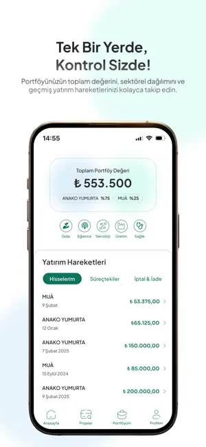 valÜ: Kitle Fonlama Platformu screenshot 3