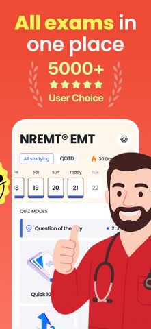 NREMT EMT Exam Prep Test 2025 screenshot