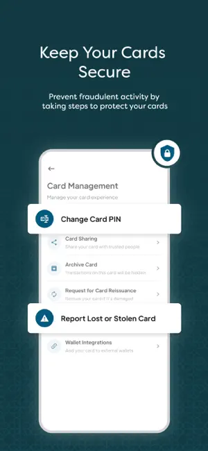 Pentucket Bank Card Controls screenshot 3