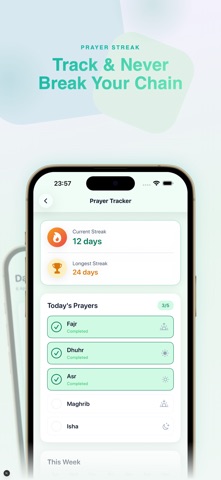 Quran & Prayer Times Muslim iPhone screenshot