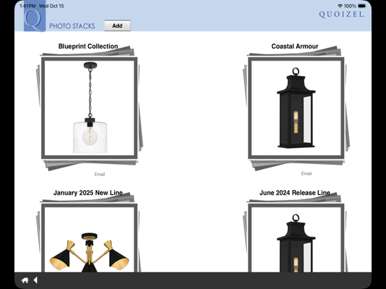 Quoizel Glow iPad screenshot 4 - Shopping app