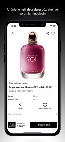 Perfume Point iPhone screenshot