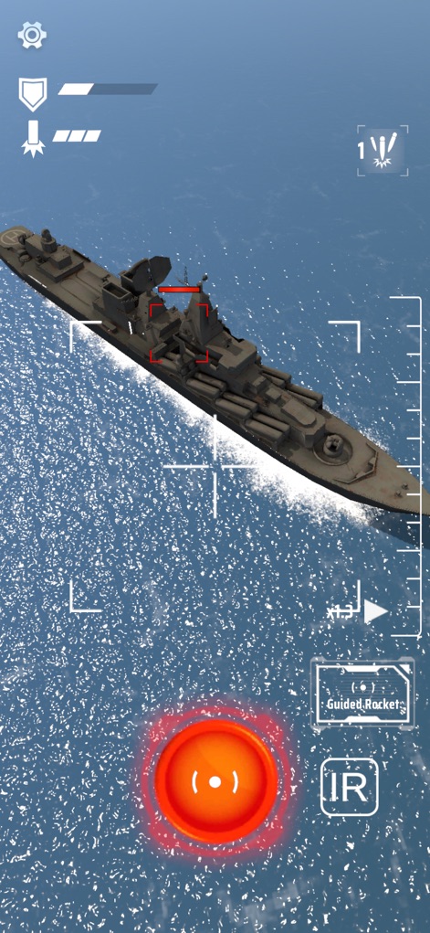 Drone Strike Military War 3D - このゲームでは、広大な海上を航行する敵艦をターゲットとし、高精度な照準器と誘導ロケットオプションで海の脅威を排除することができます。