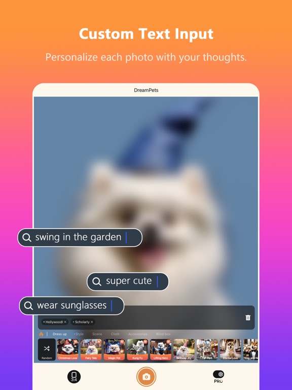 DreamPets: AI Pet Portrait iPad screenshot 4 - Photo & Video app