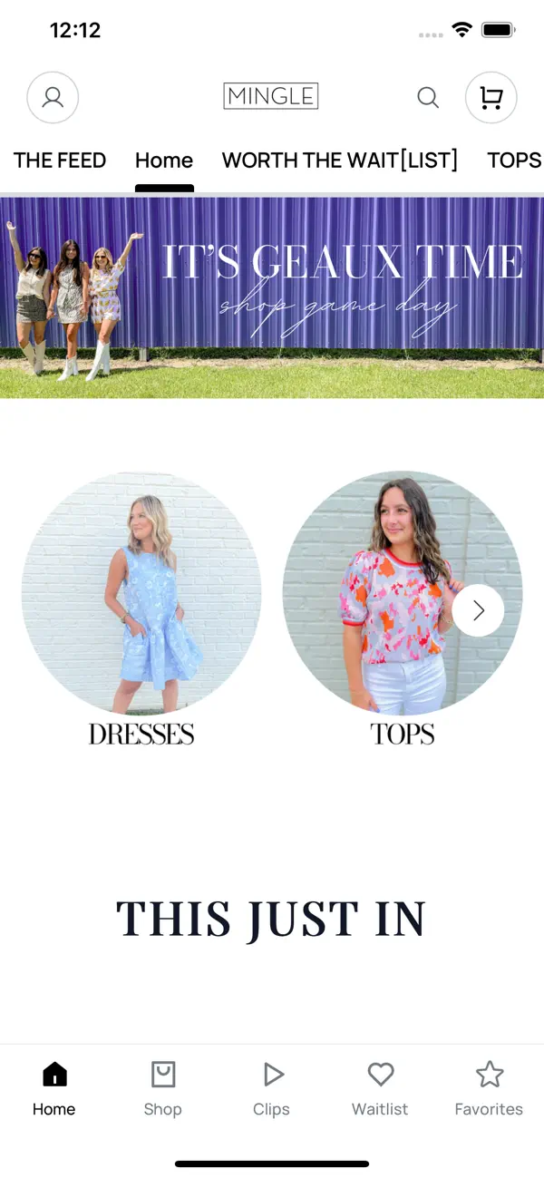 Screenshot #1 pour MINGLE BOUTIQUE