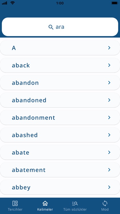 Turkish English Dictionary -